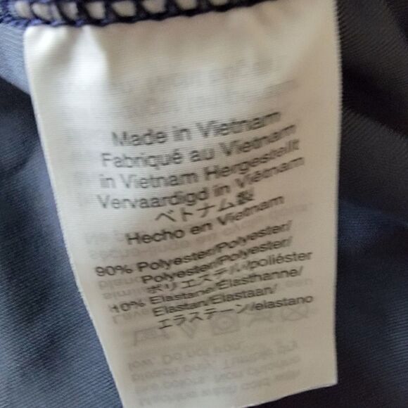 Madewell Navy Blue Velvet Top with Balloon Sleeves. Size S. - Picture 9 of 11